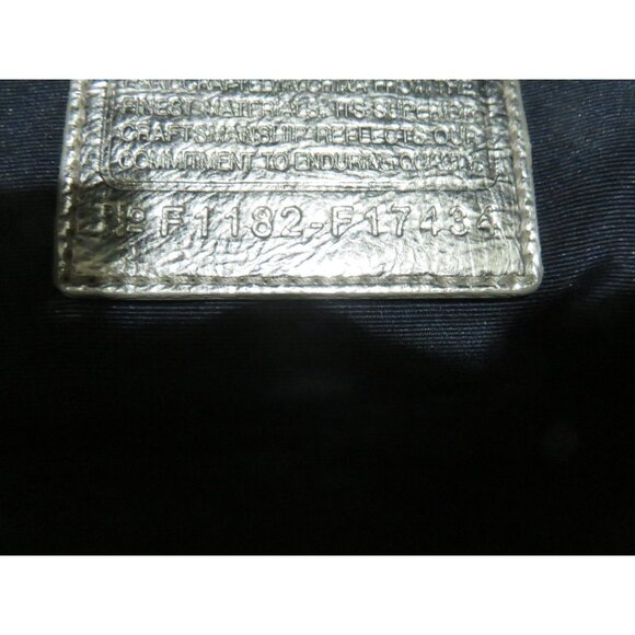 Coach Carley Signature Sufflette Denim & Leather handbag & glitter stripe accent - Picture 9 of 15